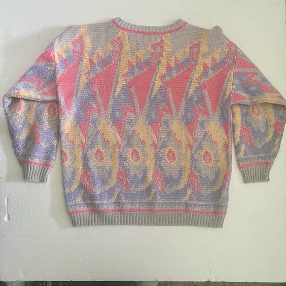 Vintage Retro 90s Pastel Sweater - Picture 10 of 10